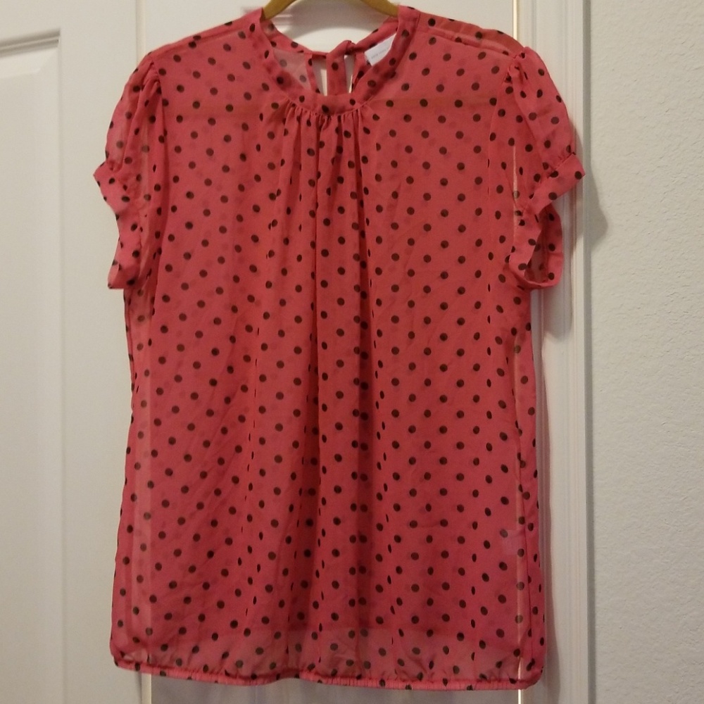 Polka dot blouse